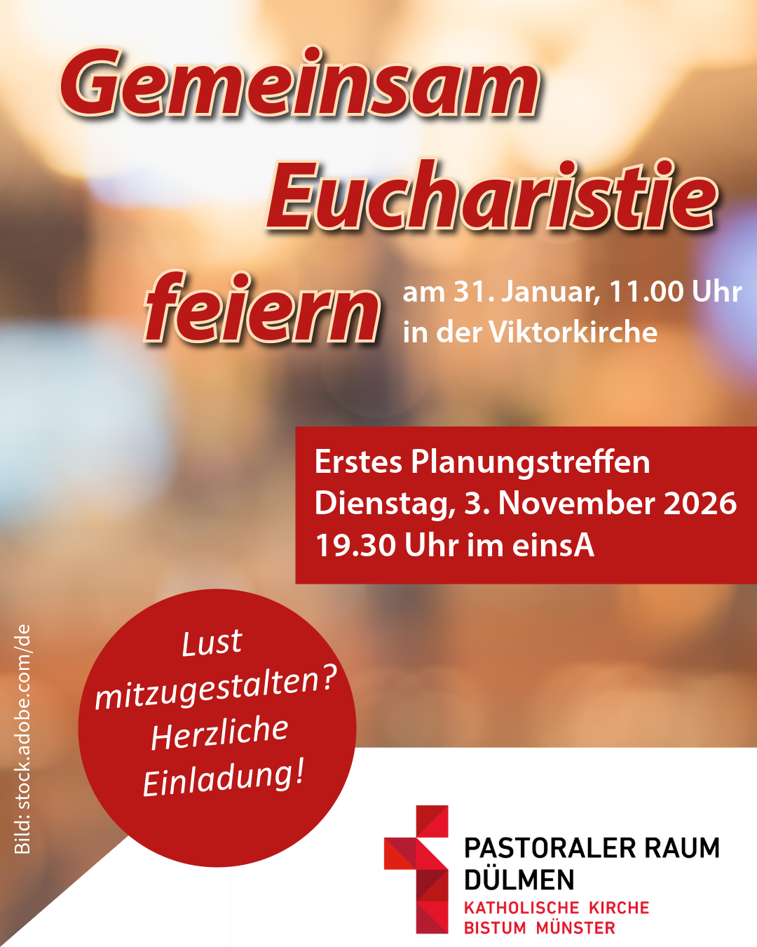 Werbung für Planungstreffen