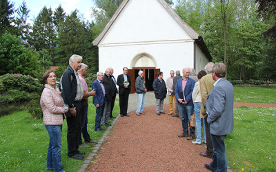 Besichtigung der Kapelle am Haus Merfeld mit dem Verwaltungsausschuss St. Viktor