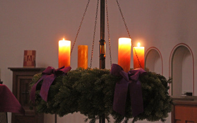 Dritter Advent in St. Antonius mit Verabschiedung von Maria Frerick und Taufe