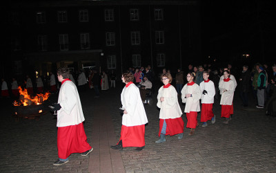 Feier des Ostermorgens in St. Viktor