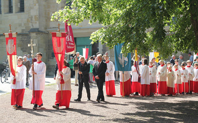 Gemeinsame Fronleichnamsprozession von St. Viktor und St. Joseph