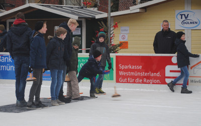 KÖB St. Jakobus beim Eisstockschießen mit den Kindern und Sternsingern 2017