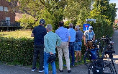 KV-Radtour durch die Liegenschaften