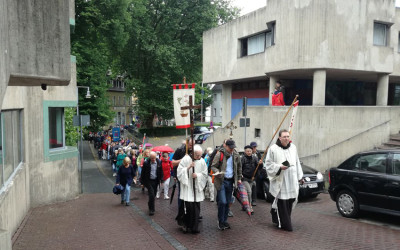Neviges-Wallfahrt - Ankunft der Pilger in Neviges, Marienberg und Rückkehr in Dülmen