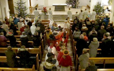 Rückkehr der Sternsinger und Neujahrsempfang in St. Mauritius