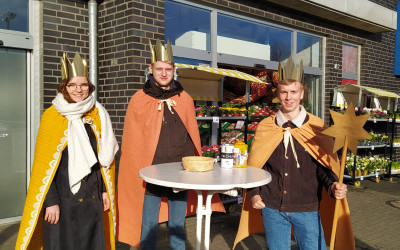 Sternsinger unterwegs 